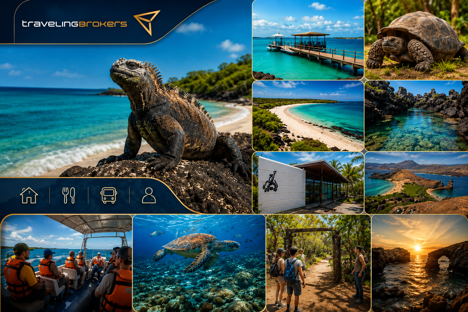 Galápagos 2x1 — Santa Cruz 4D/3N | Hotel Turista