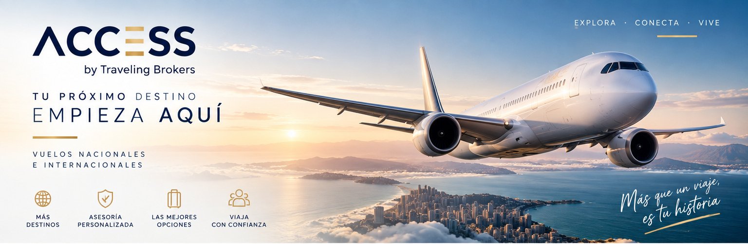Cotiza tu vuelo con Traveling Brokers